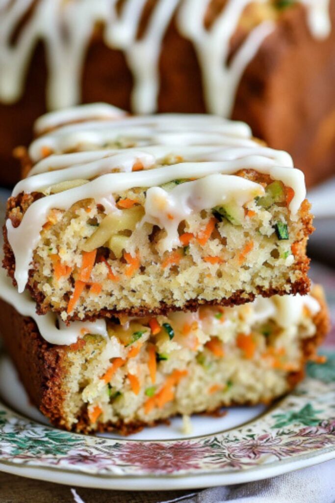 Apple, Carrot, & Zucchini Bread