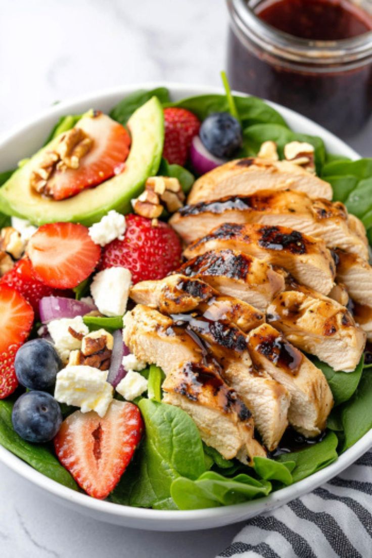 Balsamic Strawberry Chicken Salad Balsamic Strawberry Chicken Salad