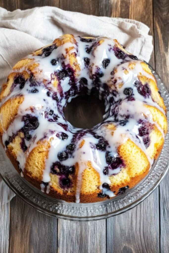 Blueberry Sour Cream Coffee Cake