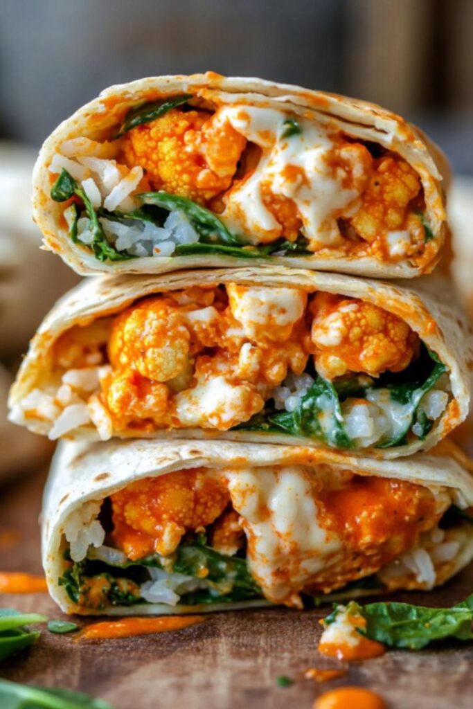 Buffalo Cauliflower Wrap