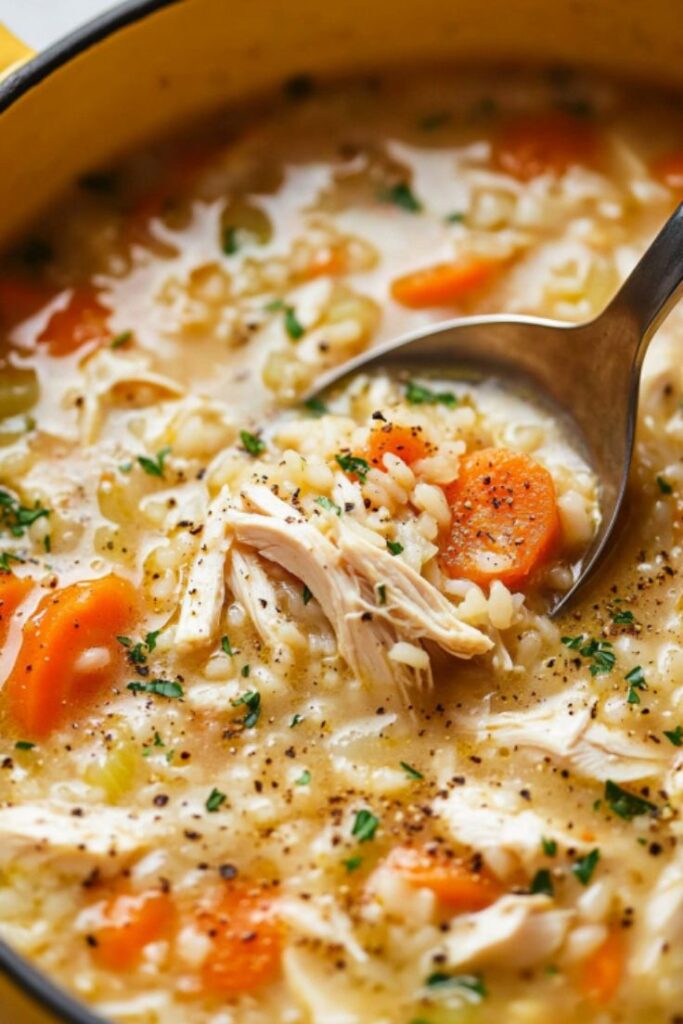 Easy Chicken Rice Soup Easy Chicken Rice Soup
