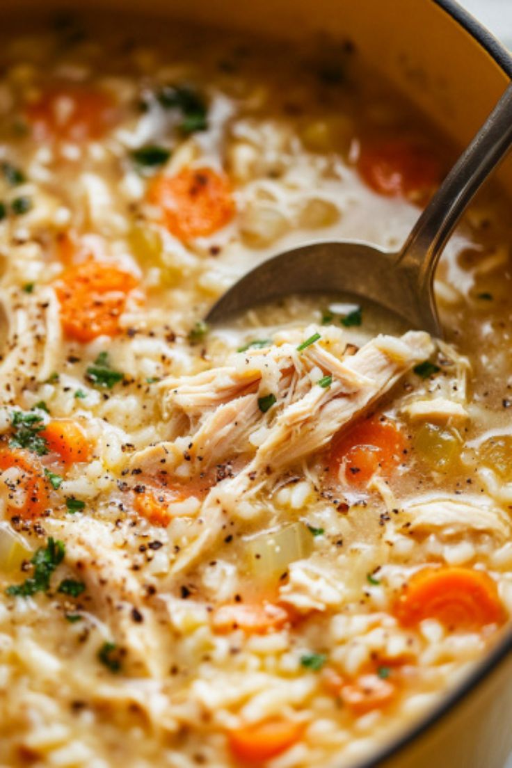 Easy Chicken Rice Soup Easy Chicken Rice Soup