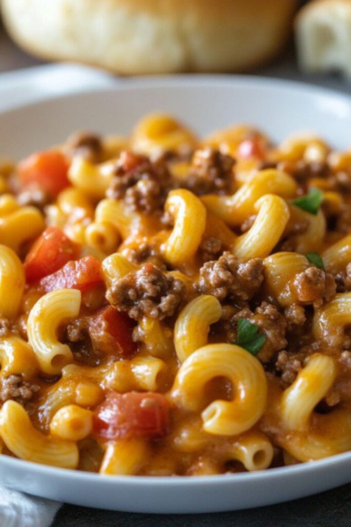 Best Homemade Cheeseburger Macaroni