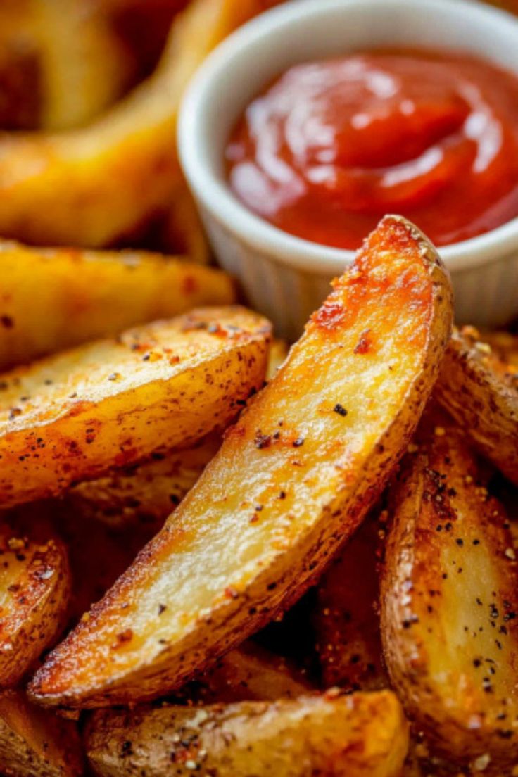 Homemade KFC-Style Potato Wedges Recipe