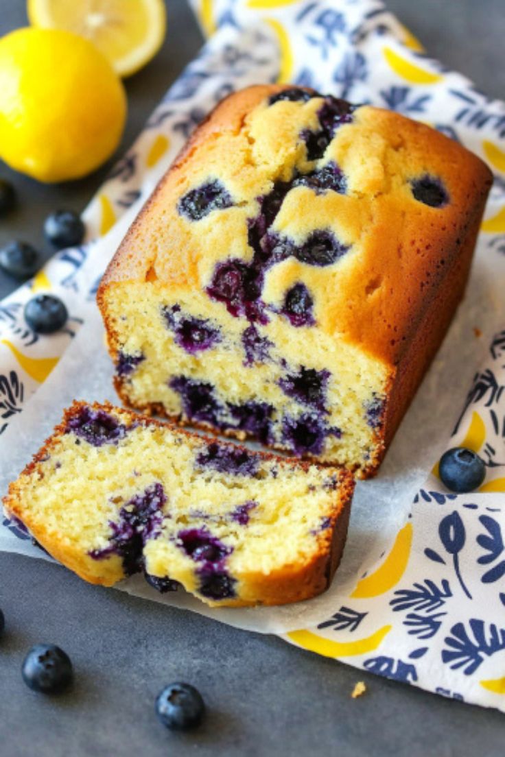 Lemon Blueberry Pound Cake