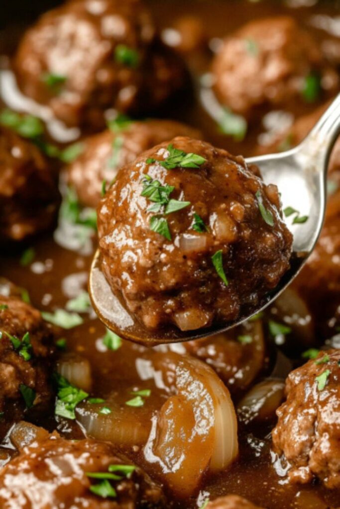 Easy Meatballs with Gravy