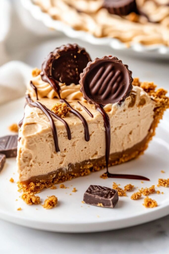 No-Bake Peanut Butter Pie
