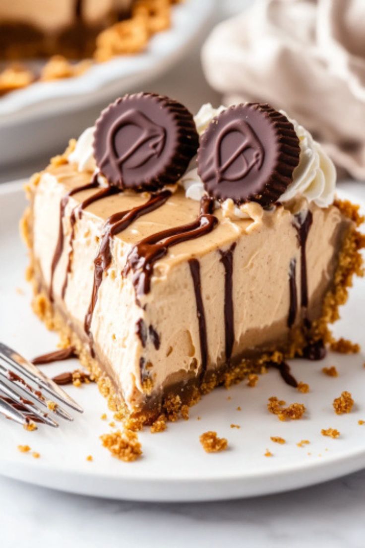 No-Bake Peanut Butter Pie