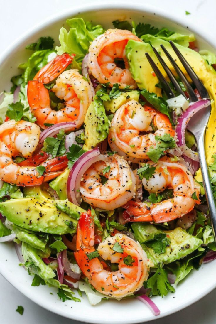 Shrimp Avocado Salad Shrimp Avocado Salad