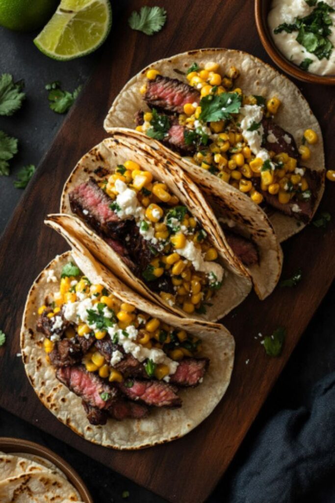 Easy Street Corn Steak Tacos