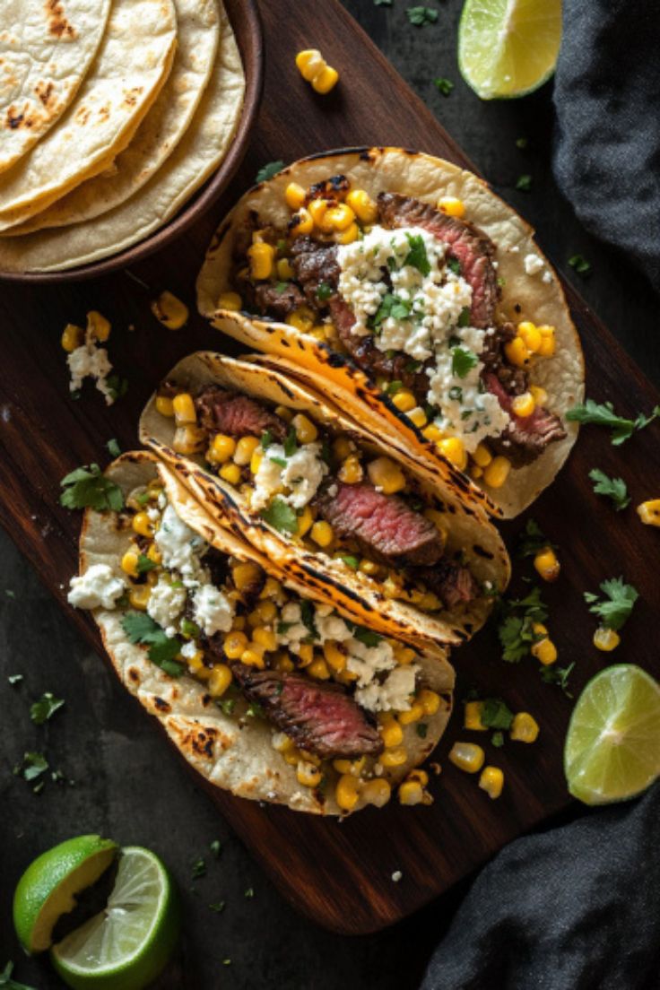 Easy Street Corn Steak Tacos Easy Street Corn Steak Tacos