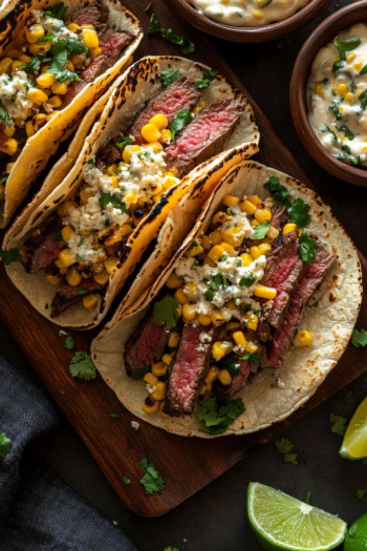 Easy Street Corn Steak Tacos Easy Street Corn Steak Tacos