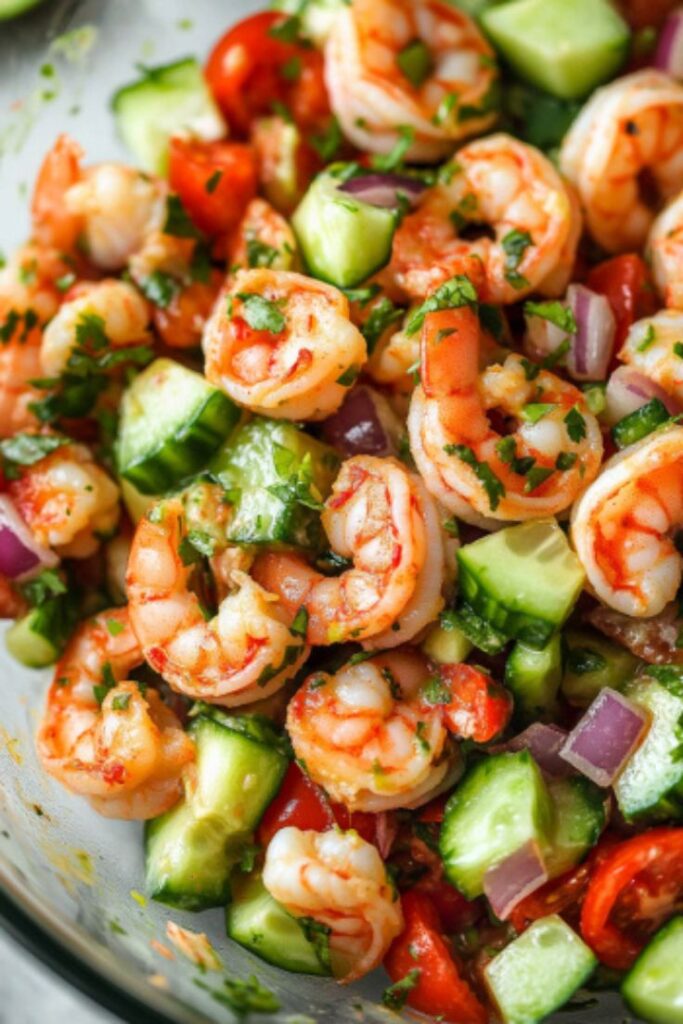 Zesty Lime Shrimp and Avocado Salad
