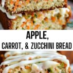 Apple, Carrot, & Zucchini Bread