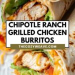 Chipotle Ranch Grilled Chicken Burritos
