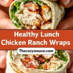 Healthy Lunch Chicken Ranch Wraps Healthy Lunch Chicken Ranch Wraps