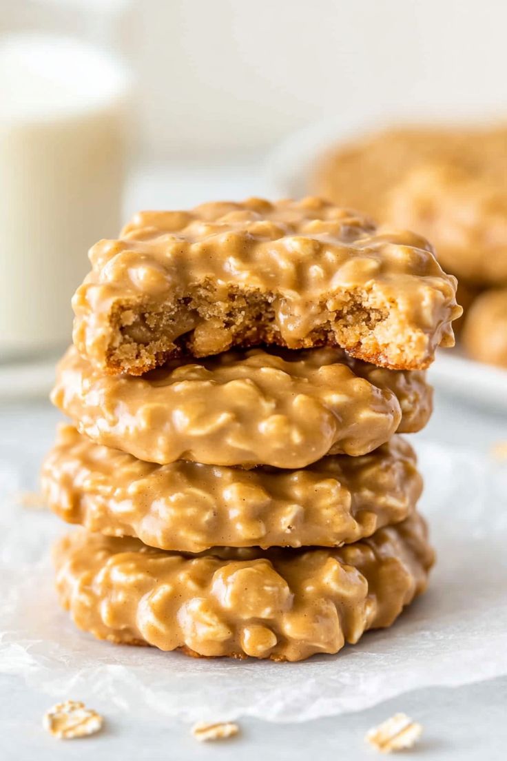 Peanut Butter No-Bake Cookies