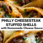 Philly Cheesesteak Stuffed Shells Recipe Philly Cheesesteak Stuffed Shells Recipe
