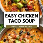 Easy Chicken Taco Soup Easy Chicken Taco Soup