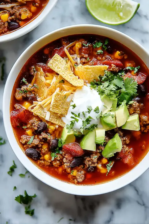 The Best Taco Soup Recipe The Best Taco Soup Recipe