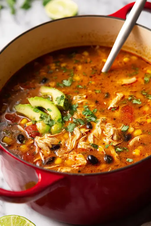 Easy Chicken Taco Soup Easy Chicken Taco Soup