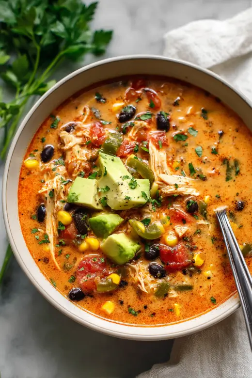 Easy Chicken Taco Soup Easy Chicken Taco Soup