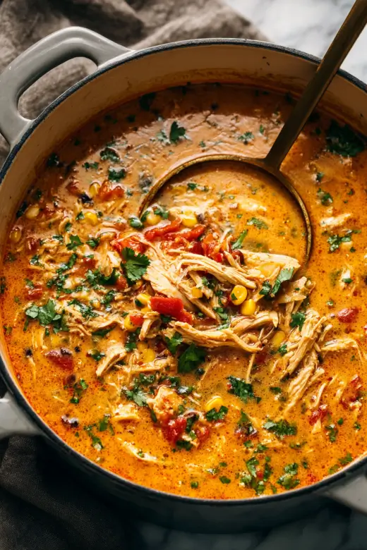 Creamy Chicken Tortilla Soup
