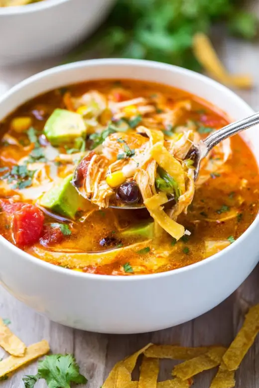 Easy Chicken Tortilla Soup Easy Chicken Tortilla Soup