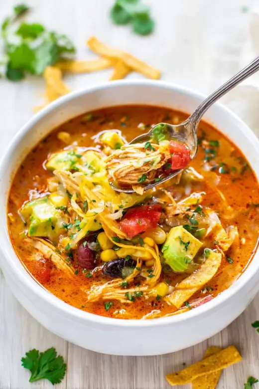 Easy Chicken Tortilla Soup Easy Chicken Tortilla Soup