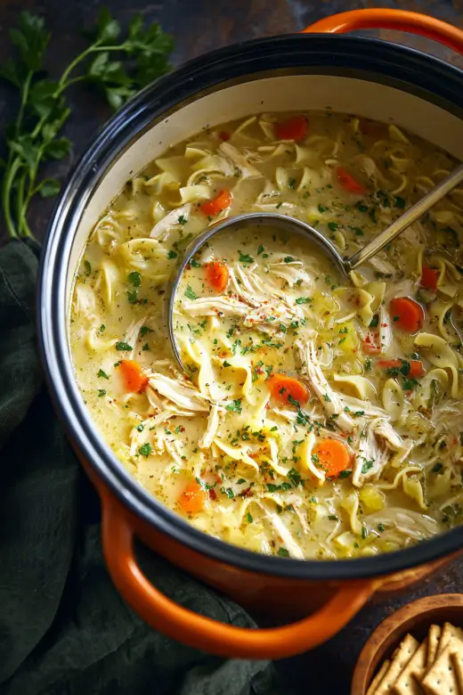 Slow Cooker Chicken Noodle Soup Slow Cooker Chicken Noodle Soup