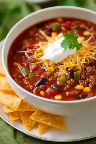 Easy Taco Soup Recipe