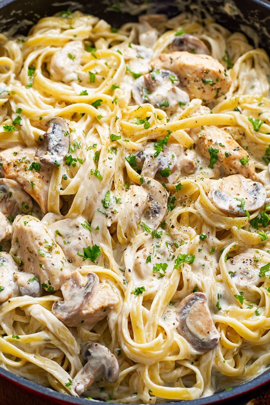 Chicken Fettuccine Alfredo