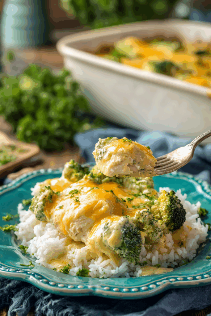 Creamy Chicken Broccoli Cheese Casserole Creamy Chicken Broccoli Cheese Casserole