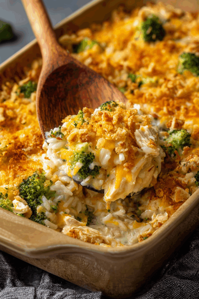 Creamy Chicken Broccoli Rice Casserole Creamy Chicken Broccoli Rice Casserole