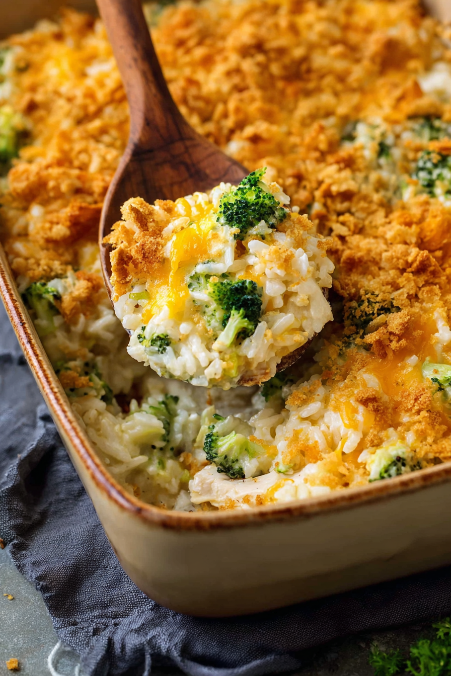 Creamy Chicken Broccoli Rice Casserole Creamy Chicken Broccoli Rice Casserole
