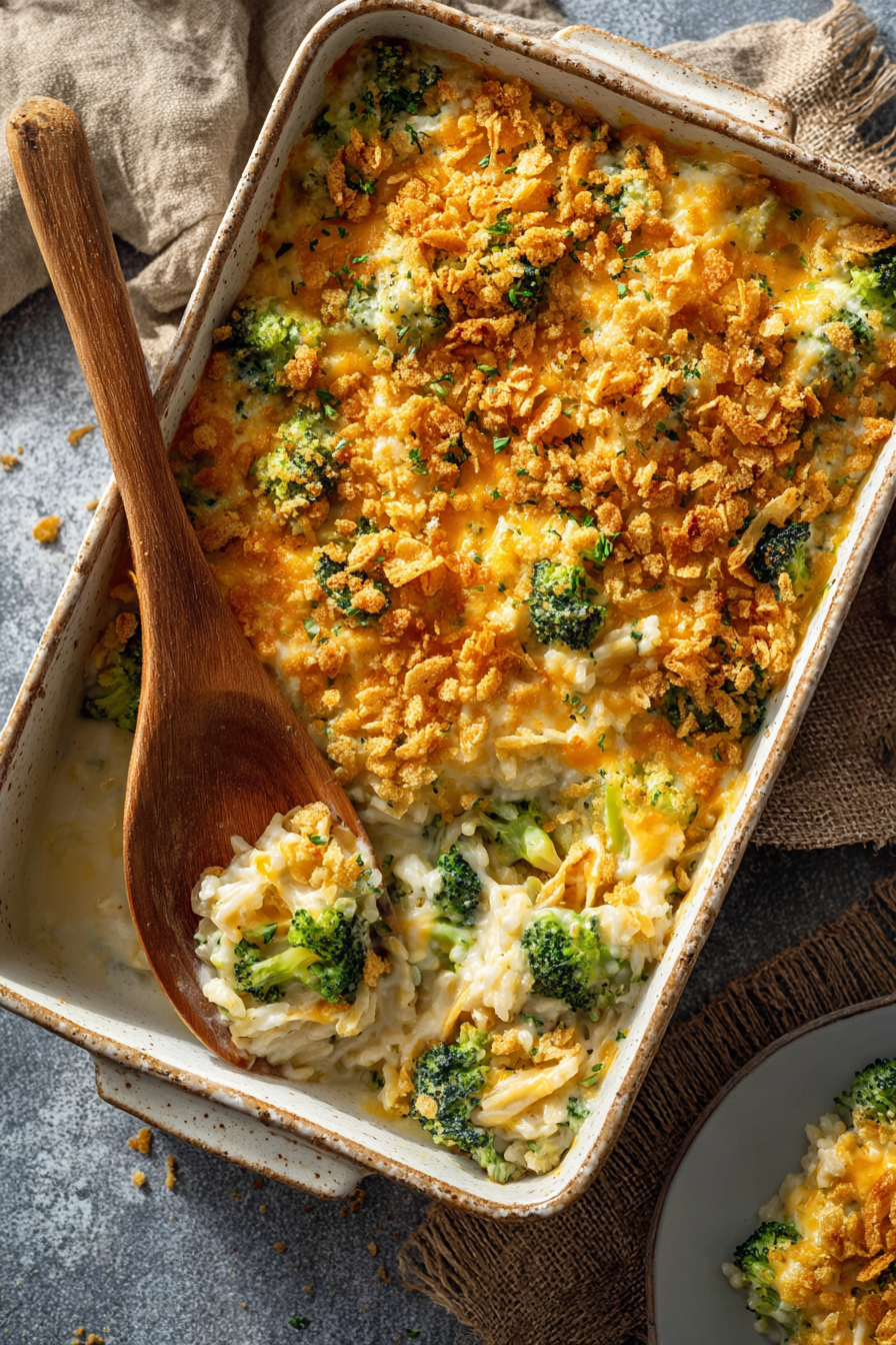 Creamy Chicken Broccoli Rice Casserole Creamy Chicken Broccoli Rice Casserole