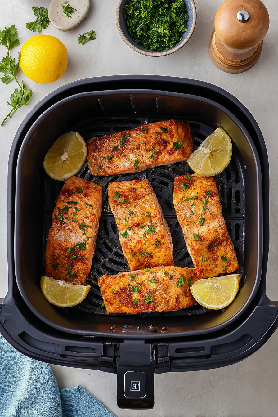Crispy Moist Air Fryer Salmon Crispy Moist Air Fryer Salmon