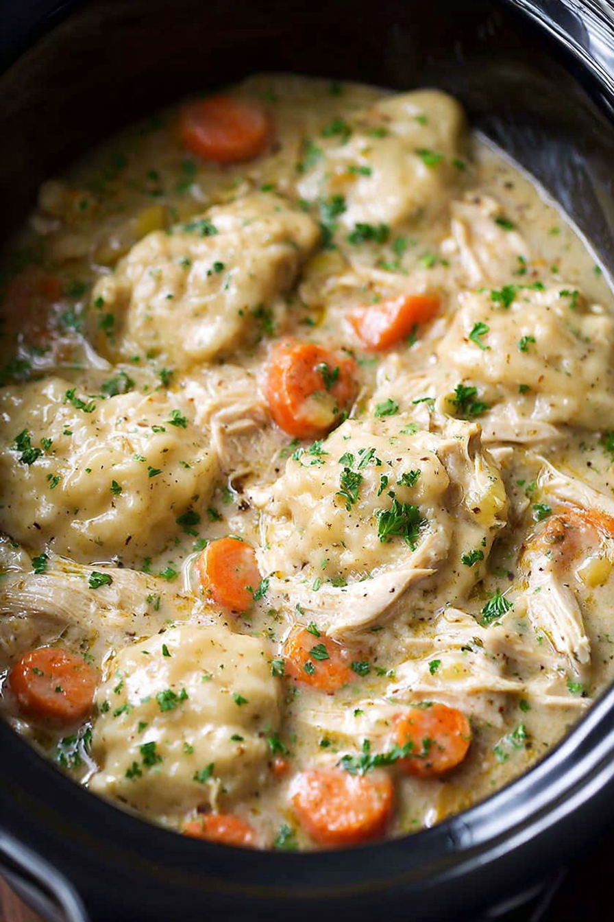 Crock Pot Chicken and Dumplings
