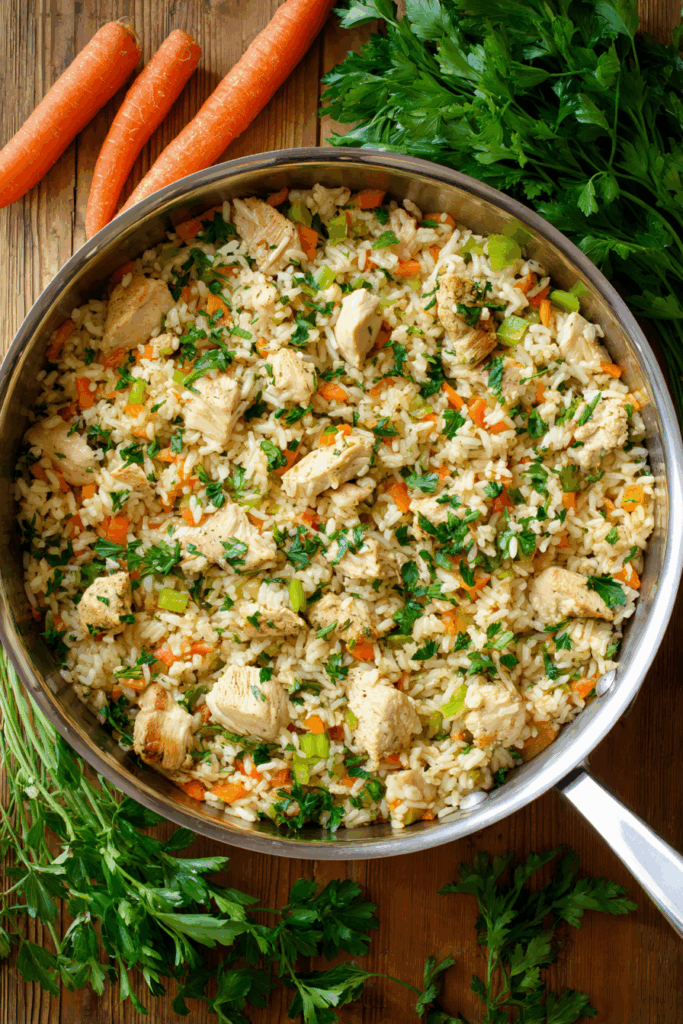 Easy One Pot Chicken and Rice Recipe Easy One Pot Chicken and Rice Recipe