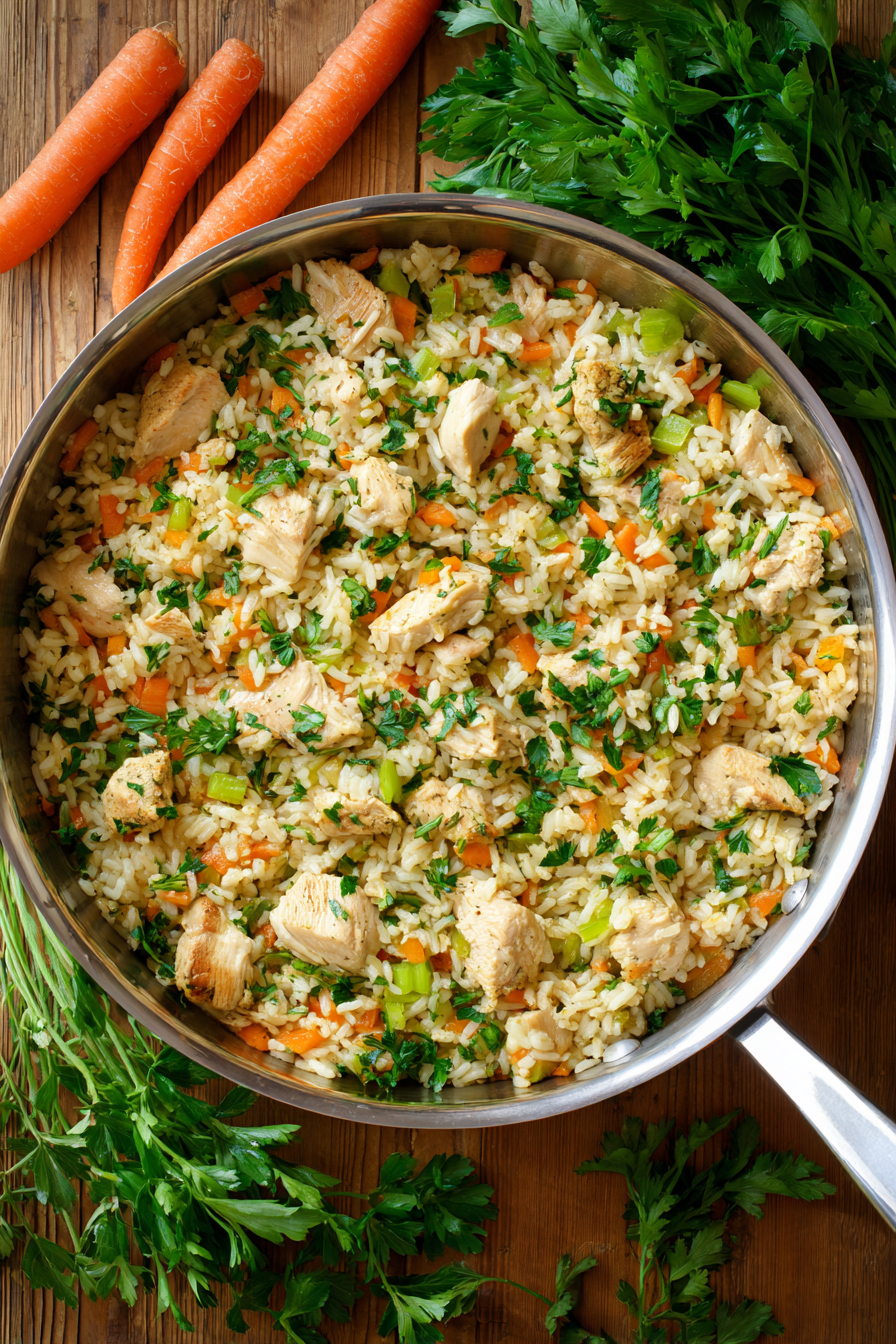Delicious One-Pot Chicken and Rice 1