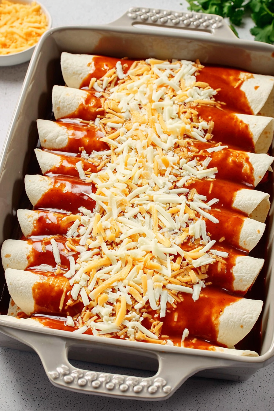 Easy 5-Ingredient Beef Enchiladas