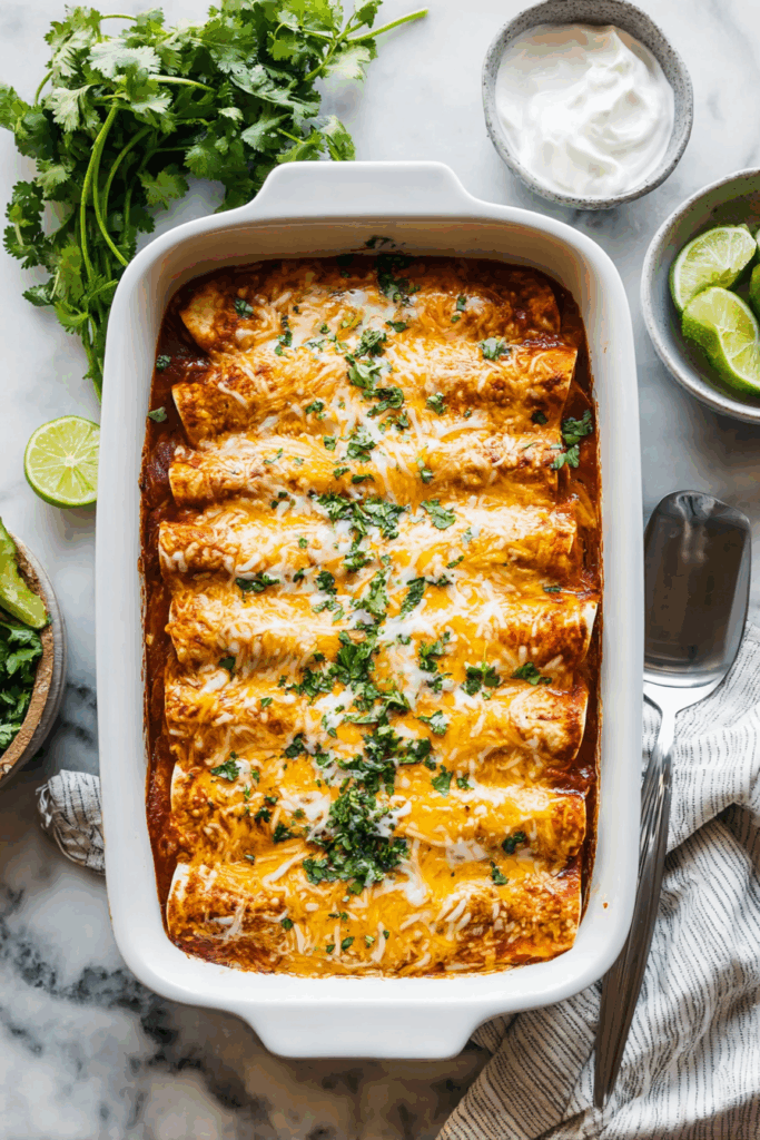 Easy Chicken Enchiladas Easy Chicken Enchiladas