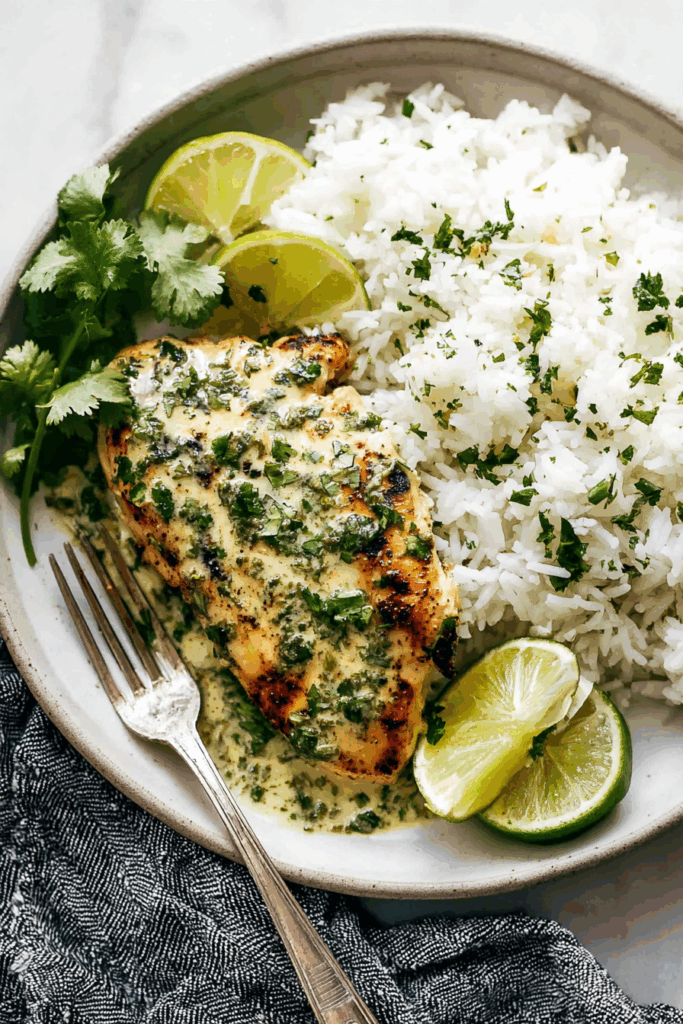 Easy Coconut Lime Grilled Chicken and Rice Easy Coconut Lime Grilled Chicken and Rice