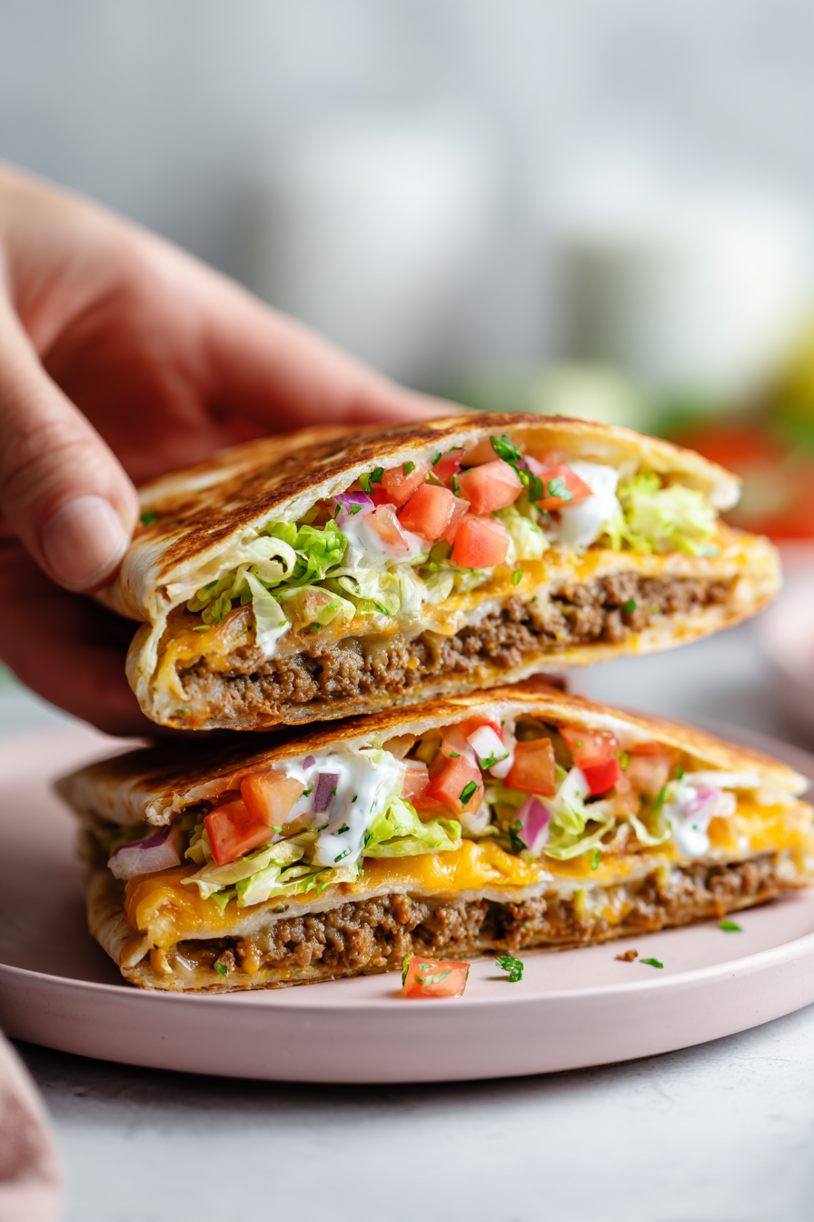 Easy Copycat Taco Bell Crunchwrap Supreme