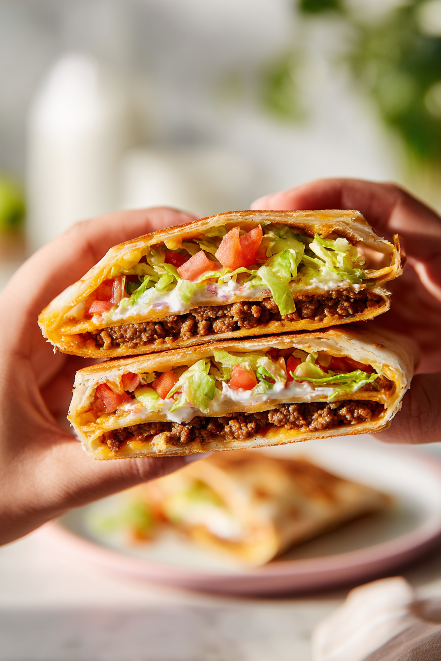 Easy Copycat Taco Bell Crunchwrap Supreme