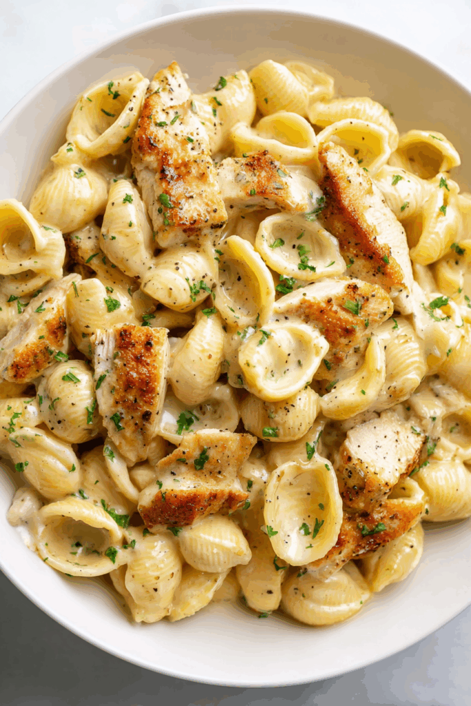 Easy Creamy Chicken Pasta Easy Creamy Chicken Pasta