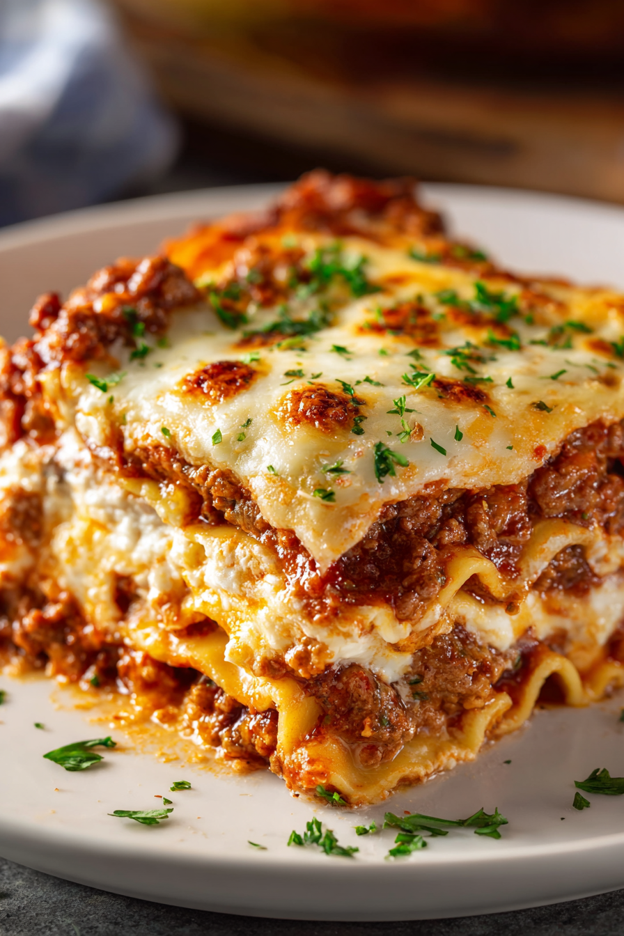 Easy Homemade Lasagna