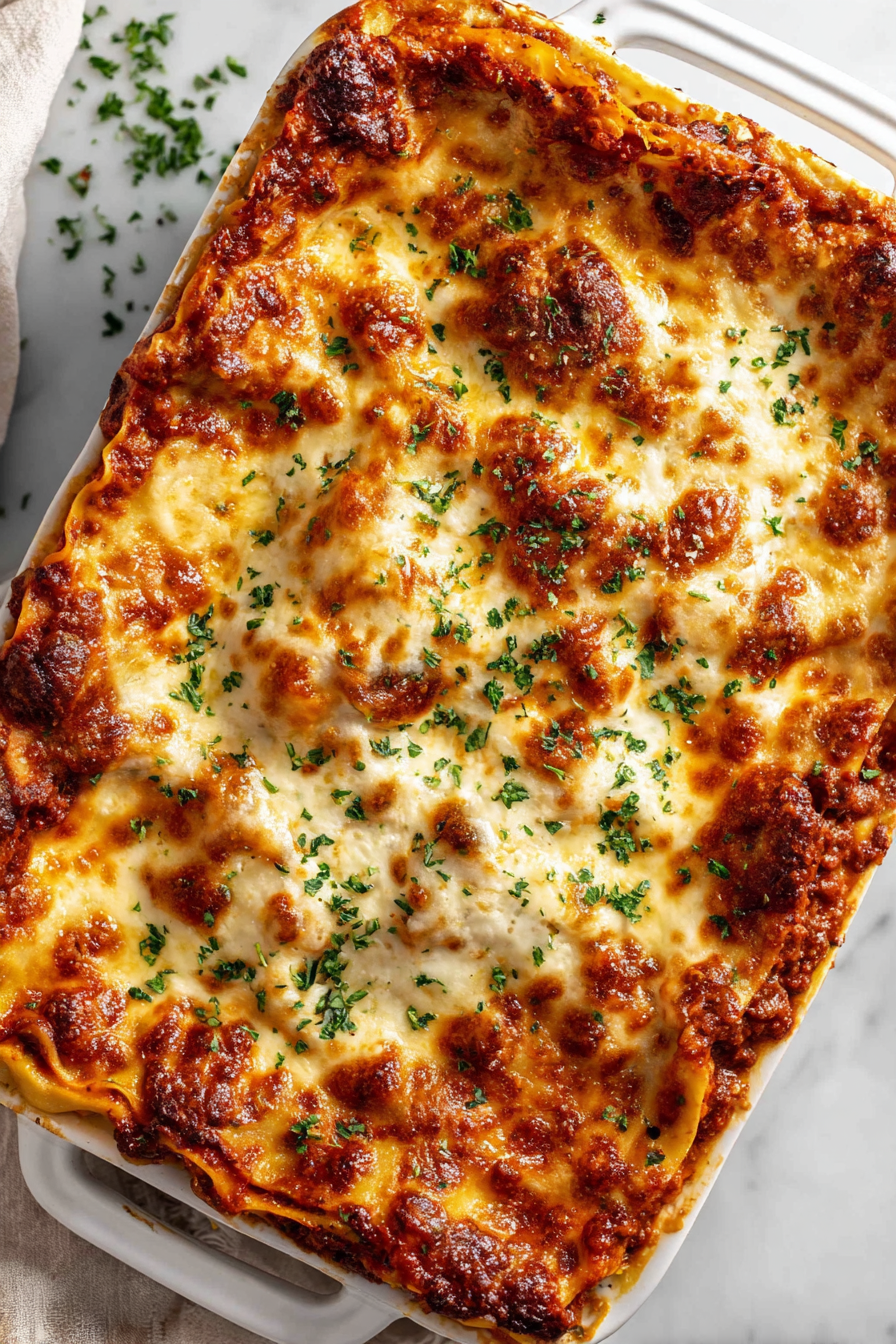 Easy Homemade Lasagna
