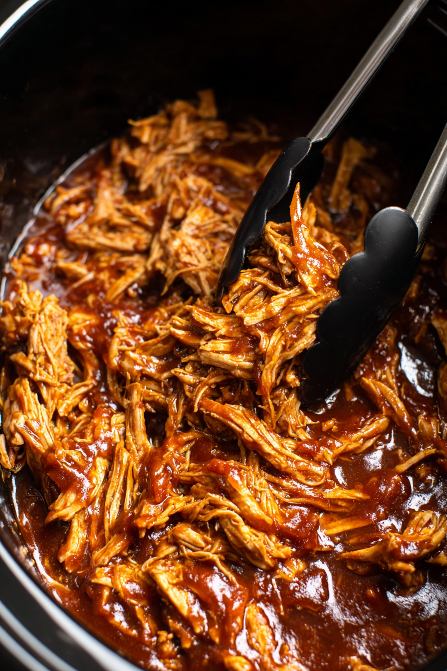 Easy Slow Cooker BBQ Pulled Chicken