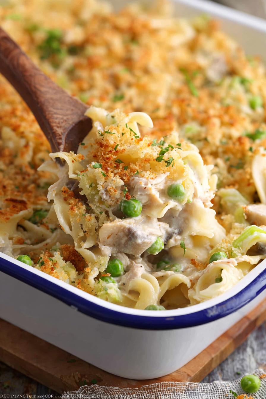 Easy Tuna Noodle Casserole 1